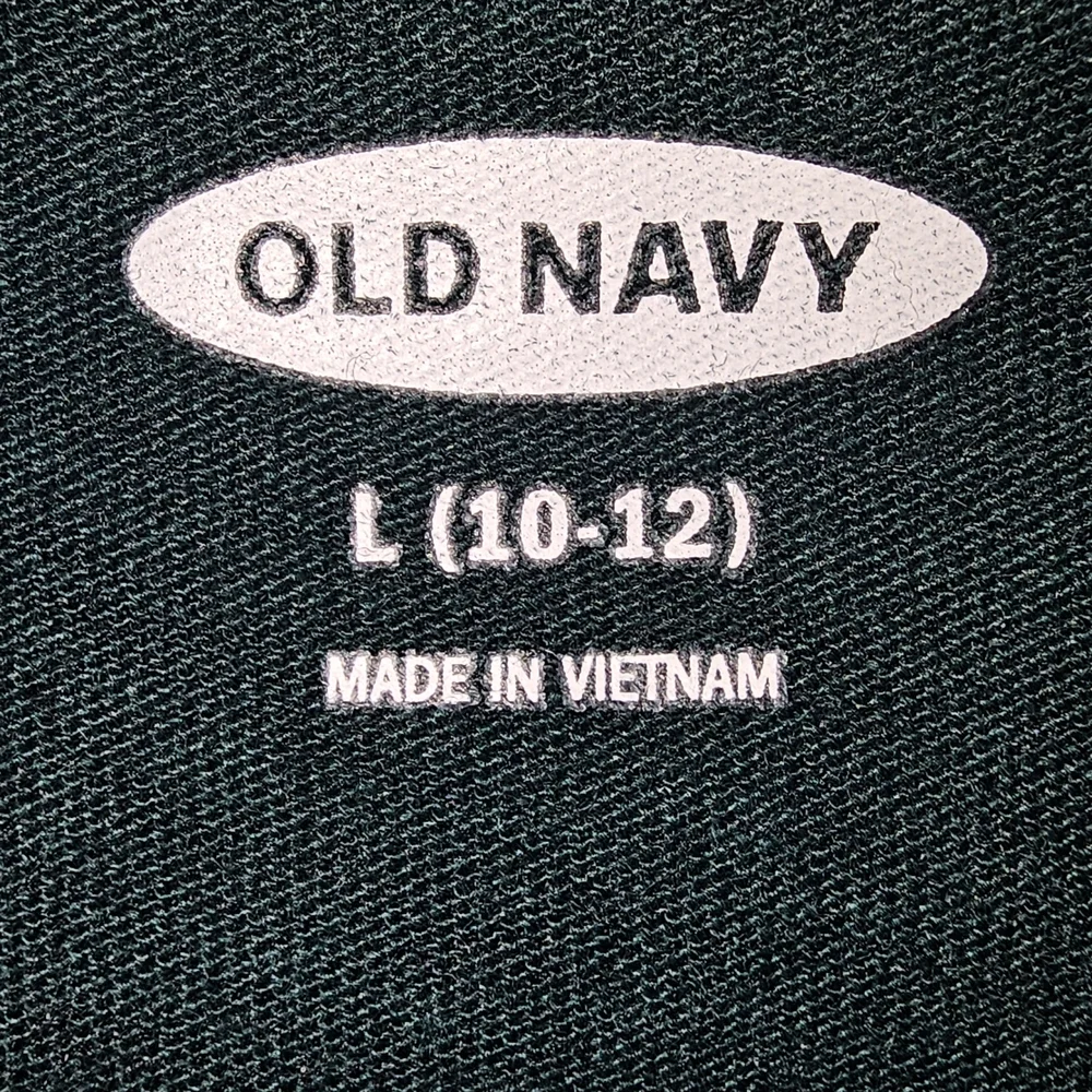 Old Navy Dark Green Long Sleeve Shirt